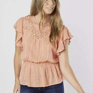 Coco + Jaimeson embroidered top
